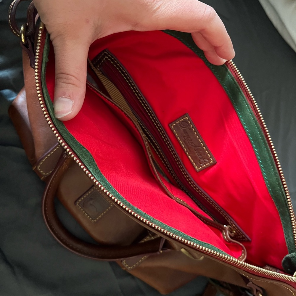Dooney & Bourke Bristol satchel in chestnut color - Picture 4 of 13